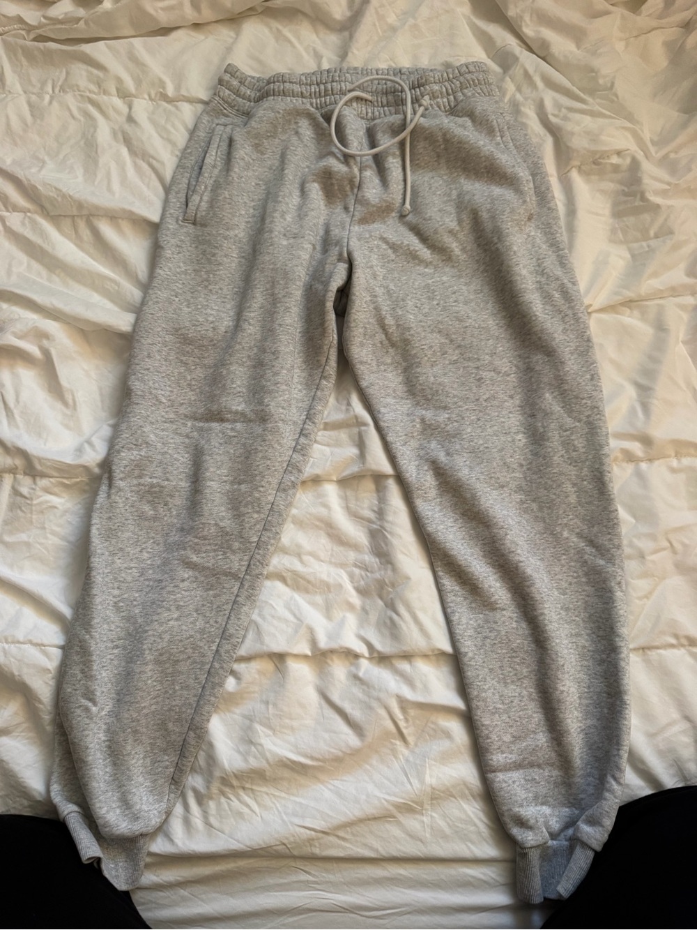 SKIMS Light Gray Sweats Track Pants